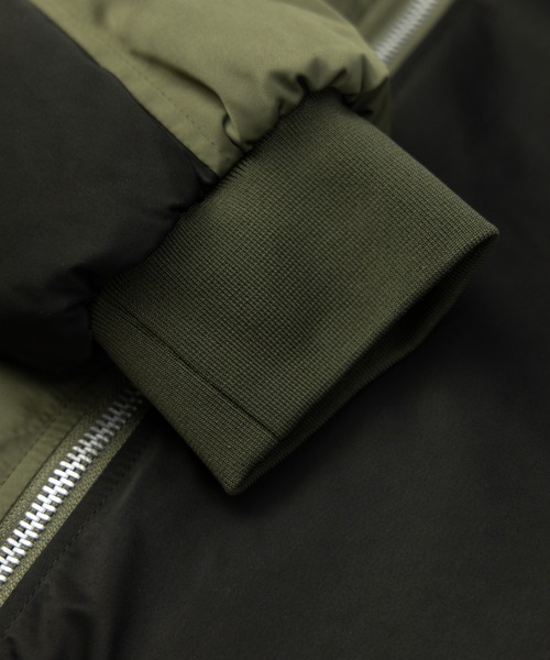 NYLAUS（ナイラス）の「パデット ルーズシルエット ビッグMA-1（MA-1・メンズ・カーキ/その他1/その他2/ブラック/ホワイト・L/M）」の19枚目の写真