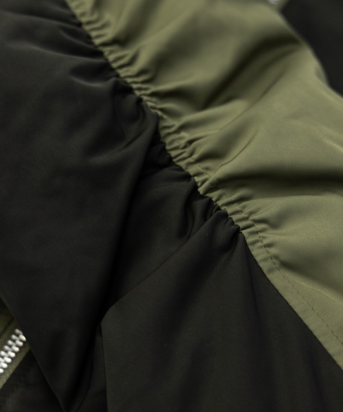 NYLAUS（ナイラス）の「パデット ルーズシルエット ビッグMA-1（MA-1・メンズ・カーキ/その他1/その他2/ブラック/ホワイト・L/M）」の20枚目の写真