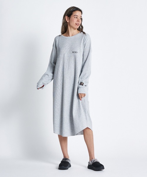 Rink Dress ロキシーワッフルロングワンピース ワンピース Roxy ロキシー のファッション通販 Zozotown