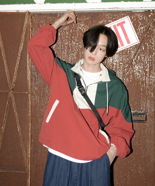 Unisex ストリートkファッション配色フードアノラック その他アウター Followin フォロウィン のファッション通販 Zozotown