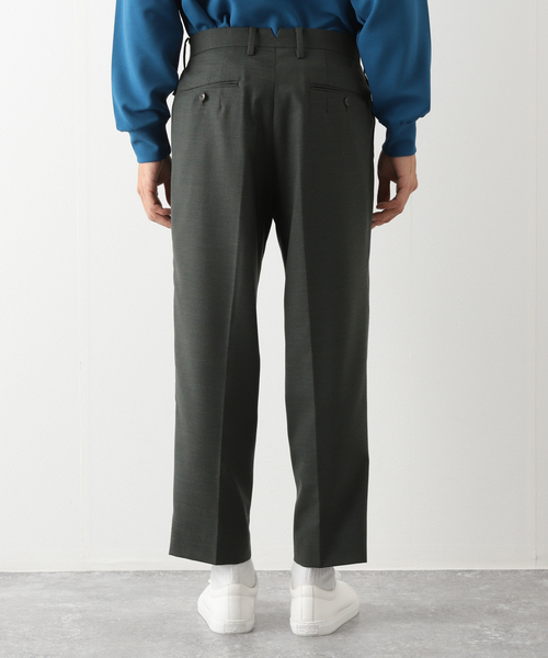 417 EDIFICE（フォーワンセブンエディフィス）の「"リラックス"【allery / アレリ―】ウールスラックス（スラックス・メンズ・ネイビー/カーキ/ブラックミックス・MEDIUM/LARGE/SMALL）」の22枚目の写真