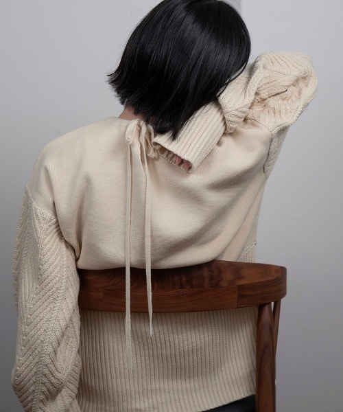 lawgy - lawgy ニット neck string knit lawgy（ラウジー）の「neck string knit（ニット/セーター