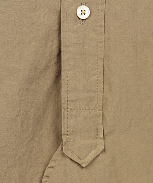 COMOLI（コモリ）の「COMOLI（コモリ） BAND/C シャツ（シャツ/ブラウス・メンズ・オリーブ/ネイビー・2/3）」の8枚目の写真