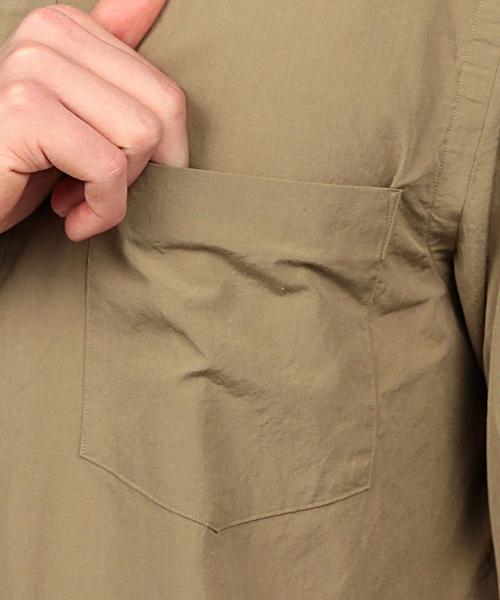 COMOLI（コモリ）の「COMOLI（コモリ） BAND/C シャツ（シャツ/ブラウス・メンズ・オリーブ/ネイビー・2/3）」の9枚目の写真