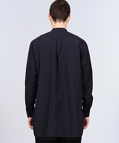 COMOLI（コモリ）の「COMOLI（コモリ） BAND/C シャツ（シャツ/ブラウス・メンズ・オリーブ/ネイビー・2/3）」の10枚目の写真