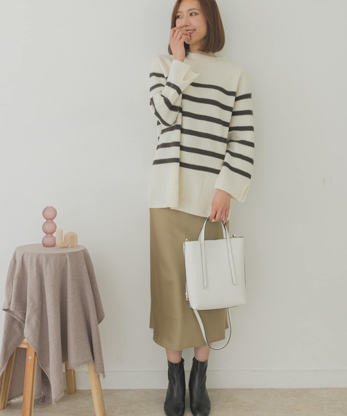 RODE SKO（ロデスコ）の「ミドルショルダートートバッグ（ショルダーバッグ・レディース・シルバー/ブラック/ホワイト/ミント・ONE）」の8枚目の写真