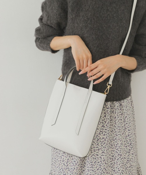 RODE SKO（ロデスコ）の「ミドルショルダートートバッグ（ショルダーバッグ・レディース・シルバー/ブラック/ホワイト/ミント・ONE）」の11枚目の写真