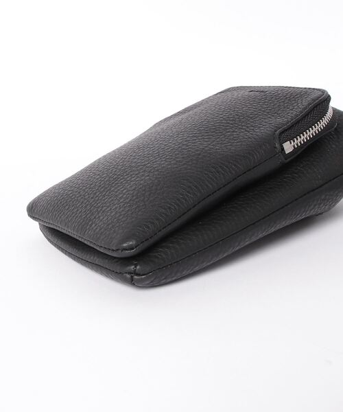 Beau're（ヴュレ）の「【BEAURE】カウレザー　スマホ巾着ショルダー/B-21068 ※（ショルダーバッグ・レディース・ベージュ/グレー/ブラック・FREE）」の5枚目の写真