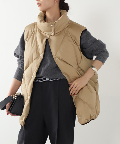 IENA LIMONTA ダウンベスト　ベージュ IENA LIMONTA ダウンベストベージュ