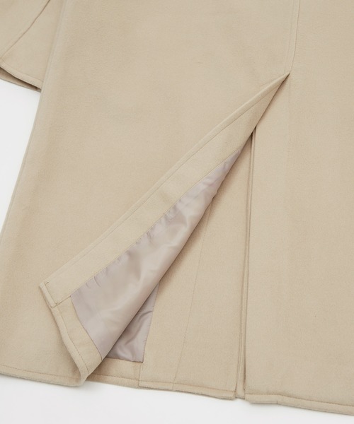 improves（インプローブス）の「【improves】メルトン オーバーコート（ステンカラーコート・メンズ・ブラック/オリーブ/グレイッシュベージュ・MEDIUM/LARGE）」の12枚目の写真