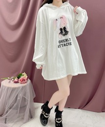 ROJITA×フォーティーンコラボ 地雷ラビットBIGトレーナー