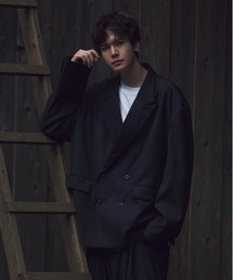 KUUUPY | Oversized Double Tailored Jacket - オーバサイズダブルテーラードジャケット(テーラードジャケット)