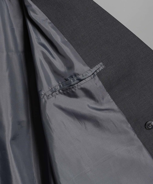KUUUPY（クーピー）の「Oversized Double Tailored Jacket - オーバサイズダブルテーラードジャケット（テーラードジャケット・メンズ・チャコールグレー/グレー/ダークブラウン・SMALL/LARGE/MEDIUM）」の17枚目の写真