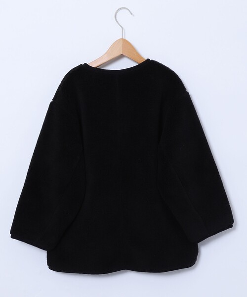 coen（コーエン）の「[撥水］ボア×キルティングリバーシブルコート（ブルゾン・キッズ・ブラック/ブラウン・150/140/110/120/100/130）」の10枚目の写真