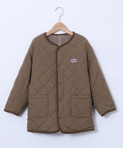 coen（コーエン）の「[撥水］ボア×キルティングリバーシブルコート（ブルゾン・キッズ・ブラック/ブラウン・150/140/110/120/100/130）」の15枚目の写真