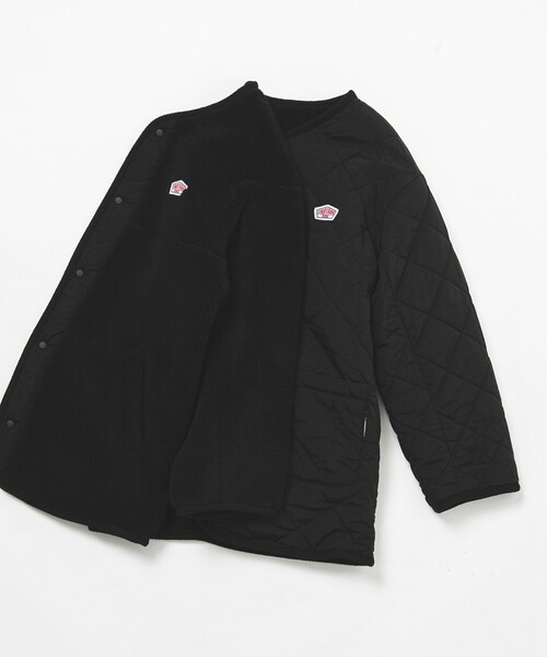 coen（コーエン）の「[撥水］ボア×キルティングリバーシブルコート（ブルゾン・キッズ・ブラック/ブラウン・150/140/110/120/100/130）」の18枚目の写真