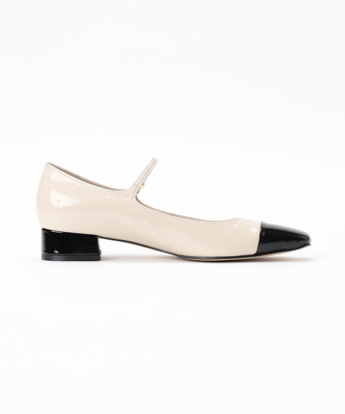 LE TALON（ルタロン）の「《追加2》3cmスクエアコンビメリージェーン（パンプス・レディース・オートミール/モスグリーン・22.5cm/23cm/23.5cm/24cm/25.5cm/21.5/21/24.5cm/25cm/22cm）」の17枚目の写真