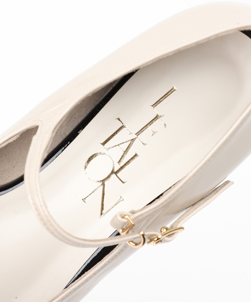 LE TALON（ルタロン）の「《追加2》3cmスクエアコンビメリージェーン（パンプス・レディース・オートミール/モスグリーン・22.5cm/23cm/23.5cm/24cm/25.5cm/21.5/21/24.5cm/25cm/22cm）」の5枚目の写真