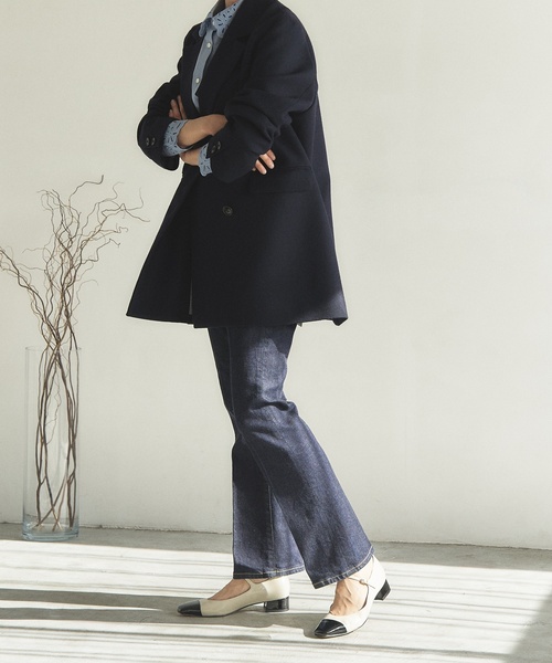 LE TALON（ルタロン）の「《追加2》3cmスクエアコンビメリージェーン（パンプス・レディース・オートミール/モスグリーン・22.5cm/23cm/23.5cm/24cm/25.5cm/21.5/21/24.5cm/25cm/22cm）」の21枚目の写真