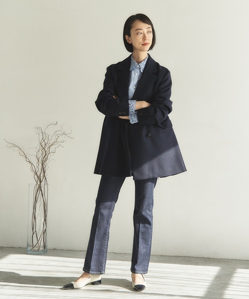 LE TALON（ルタロン）の「《追加2》3cmスクエアコンビメリージェーン（パンプス・レディース・オートミール/モスグリーン・22.5cm/23cm/23.5cm/24cm/25.5cm/21.5/21/24.5cm/25cm/22cm）」の22枚目の写真