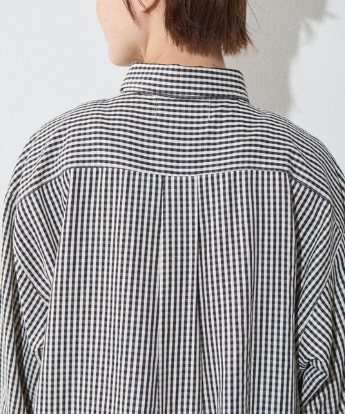 MERLOT（メルロー）の「ceriseアソートビッグシャツ（シャツ/ブラウス・レディース・イエロー/ブラック/ブルー・FREE）」の15枚目の写真