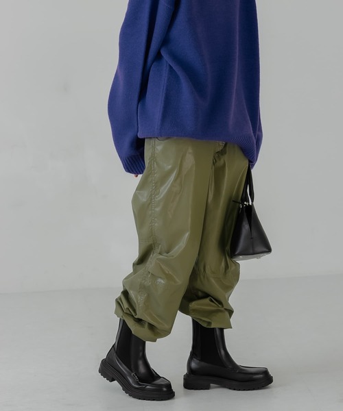 KBF（ケイビーエフ）の「コーティングワークパンツ（その他パンツ・レディース・ホワイト/カーキ・ONE）」の19枚目の写真
