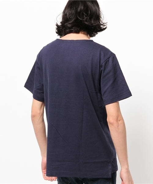 CIAOPANIC(チャオパニック)の「【Ciaopanic】 度詰め天竺BIGバスクポケTee(Tシャツ/カットソー・メンズ・グレー/ブラック/ホワイト/ネイビー・LARGE/MEDIUM)」の7枚目の写真