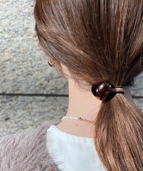 flower(フラワー)の「チョコレートゴム(ヘアゴム・レディース・ブラウン/ダークブラウン・FREE)」の13枚目の写真