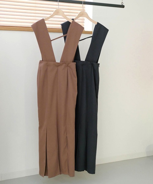 Bab（バブ）の「【koko×Bab】２WAYマーメイドジャンパースカート（ジャンパースカート・レディース・モカ/ブラック/ベージュ・M/S）」の6枚目の写真