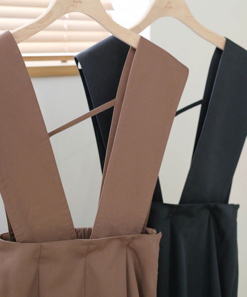 Bab（バブ）の「【koko×Bab】２WAYマーメイドジャンパースカート（ジャンパースカート・レディース・モカ/ブラック/ベージュ・M/S）」の7枚目の写真