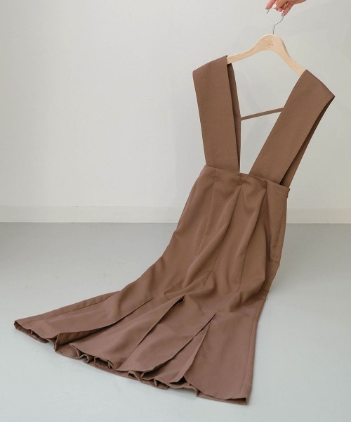 Bab（バブ）の「【koko×Bab】２WAYマーメイドジャンパースカート（ジャンパースカート・レディース・モカ/ブラック/ベージュ・M/S）」の8枚目の写真