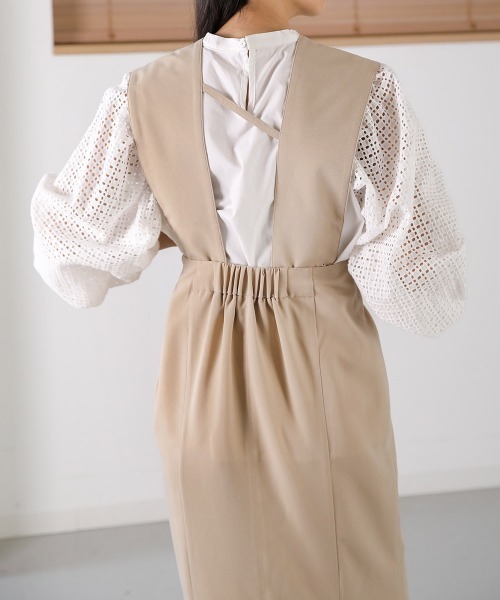 Bab（バブ）の「【koko×Bab】２WAYマーメイドジャンパースカート（ジャンパースカート・レディース・モカ/ブラック/ベージュ・M/S）」の18枚目の写真