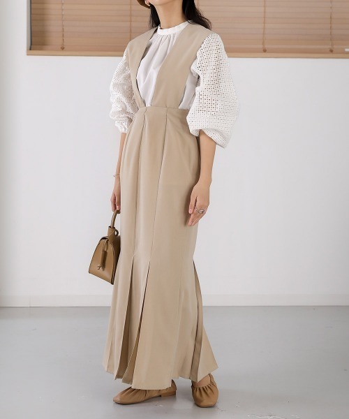 Bab（バブ）の「【koko×Bab】２WAYマーメイドジャンパースカート（ジャンパースカート・レディース・モカ/ブラック/ベージュ・M/S）」の21枚目の写真