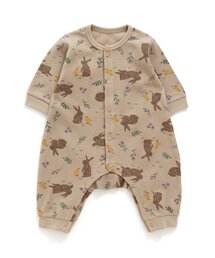 イースター柄ワッフルカバーオール