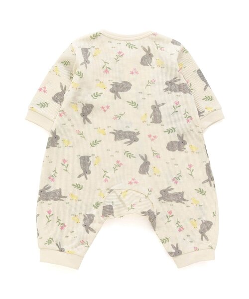 Ampersand（アンパサンド）の「イースター柄ワッフルカバーオール（ロンパース・キッズ・ベージュ/クリーム・80/70/60）」の9枚目の写真