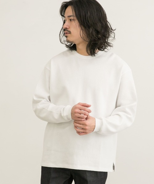 URBAN RESEARCH（アーバンリサーチ）の「度詰めワッフルロングスリーブ（Tシャツ/カットソー・メンズ・ホワイト/ブラック/オートミール/グリーン系その他・X-LARGE/SMALL/MEDIUM/LARGE）」の5枚目の写真