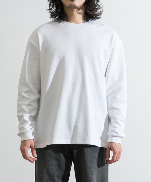 URBAN RESEARCH（アーバンリサーチ）の「度詰めワッフルロングスリーブ（Tシャツ/カットソー・メンズ・ホワイト/ブラック/オートミール/グリーン系その他・X-LARGE/SMALL/MEDIUM/LARGE）」の10枚目の写真