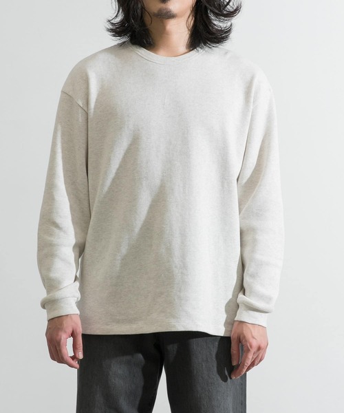 URBAN RESEARCH（アーバンリサーチ）の「度詰めワッフルロングスリーブ（Tシャツ/カットソー・メンズ・ホワイト/ブラック/オートミール/グリーン系その他・X-LARGE/SMALL/MEDIUM/LARGE）」の15枚目の写真