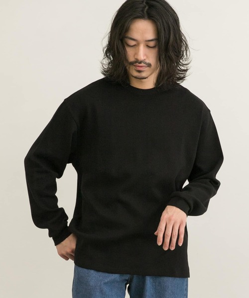 URBAN RESEARCH（アーバンリサーチ）の「度詰めワッフルロングスリーブ（Tシャツ/カットソー・メンズ・ホワイト/ブラック/オートミール/グリーン系その他・X-LARGE/SMALL/MEDIUM/LARGE）」の16枚目の写真