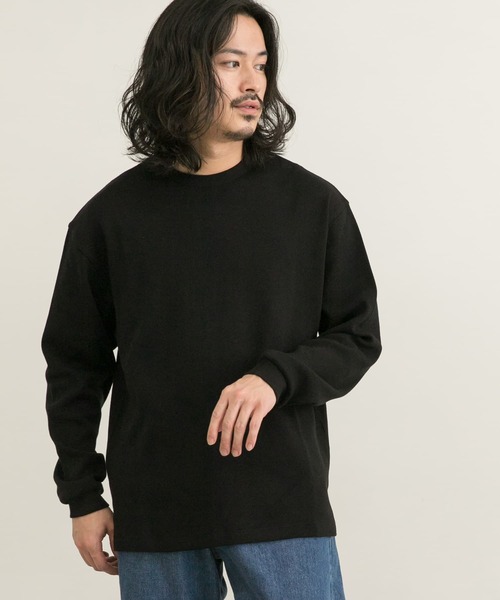 URBAN RESEARCH（アーバンリサーチ）の「度詰めワッフルロングスリーブ（Tシャツ/カットソー・メンズ・ホワイト/ブラック/オートミール/グリーン系その他・X-LARGE/SMALL/MEDIUM/LARGE）」の17枚目の写真