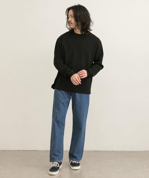 URBAN RESEARCH（アーバンリサーチ）の「度詰めワッフルロングスリーブ（Tシャツ/カットソー・メンズ・ホワイト/ブラック/オートミール/グリーン系その他・X-LARGE/SMALL/MEDIUM/LARGE）」の19枚目の写真