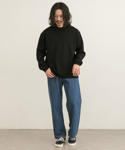 URBAN RESEARCH（アーバンリサーチ）の「度詰めワッフルロングスリーブ（Tシャツ/カットソー・メンズ・ホワイト/ブラック/オートミール/グリーン系その他・X-LARGE/SMALL/MEDIUM/LARGE）」の20枚目の写真