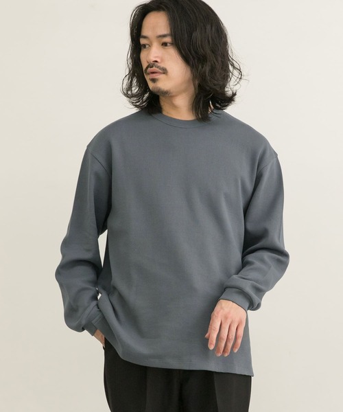 URBAN RESEARCH（アーバンリサーチ）の「度詰めワッフルロングスリーブ（Tシャツ/カットソー・メンズ・ホワイト/ブラック/オートミール/グリーン系その他・X-LARGE/SMALL/MEDIUM/LARGE）」の22枚目の写真