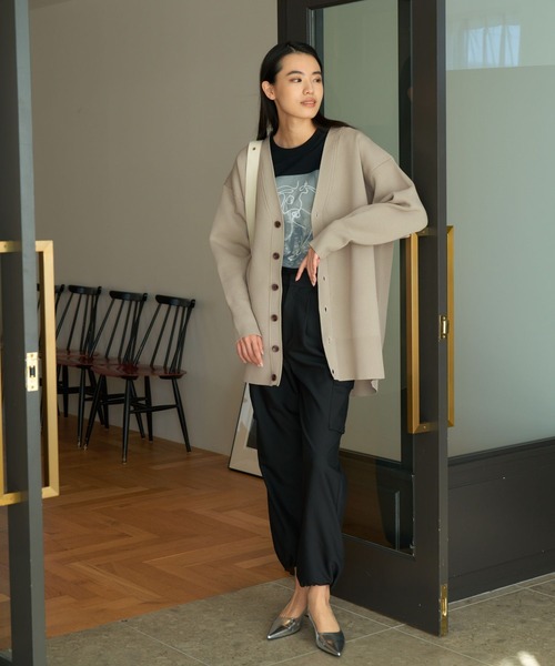 eL(エル)の「【eL】Cargo Wide Pants/187142(カーゴパンツ・レディース・ブラック/オフホワイト/カーキ・FREE)」の16枚目の写真