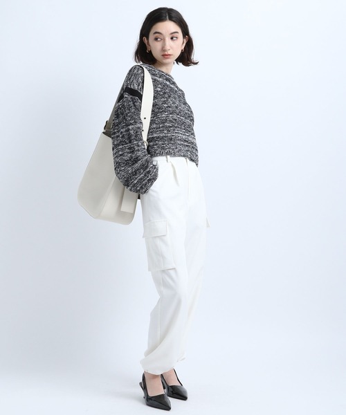 eL(エル)の「【eL】Cargo Wide Pants/187142(カーゴパンツ・レディース・ブラック/オフホワイト/カーキ・FREE)」の19枚目の写真