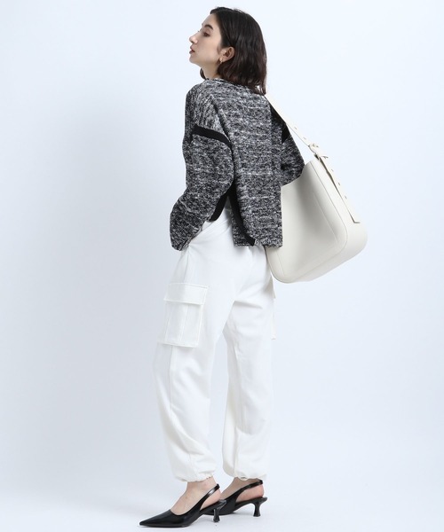 eL(エル)の「【eL】Cargo Wide Pants/187142(カーゴパンツ・レディース・ブラック/オフホワイト/カーキ・FREE)」の20枚目の写真