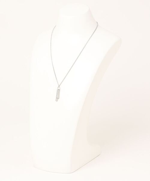 UNION STATION（ユニオンステーション）の「Wバーネックレス（ネックレス・メンズ・シルバー/ブラック・FREE）」の6枚目の写真