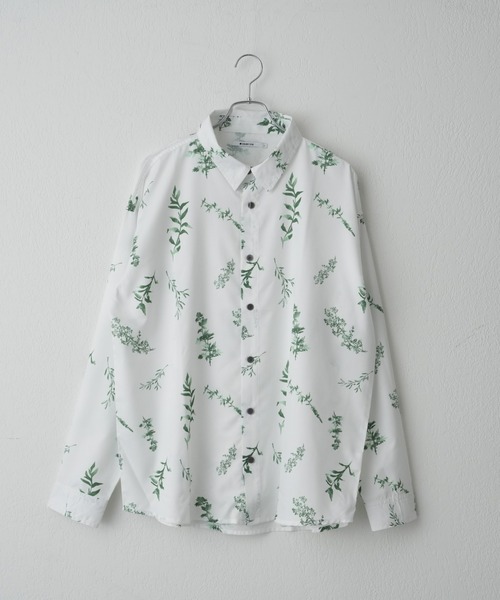 COLONY 2139（コロニートゥーワンスリーナイン）の「リーフ柄長袖シャツ（シャツ/ブラウス・メンズ・ホワイト/ブラック・MEDIUM/LARGE）」の13枚目の写真