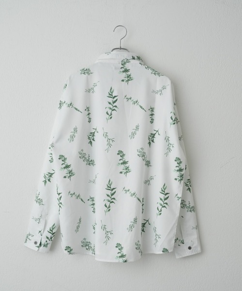 COLONY 2139（コロニートゥーワンスリーナイン）の「リーフ柄長袖シャツ（シャツ/ブラウス・メンズ・ホワイト/ブラック・MEDIUM/LARGE）」の14枚目の写真