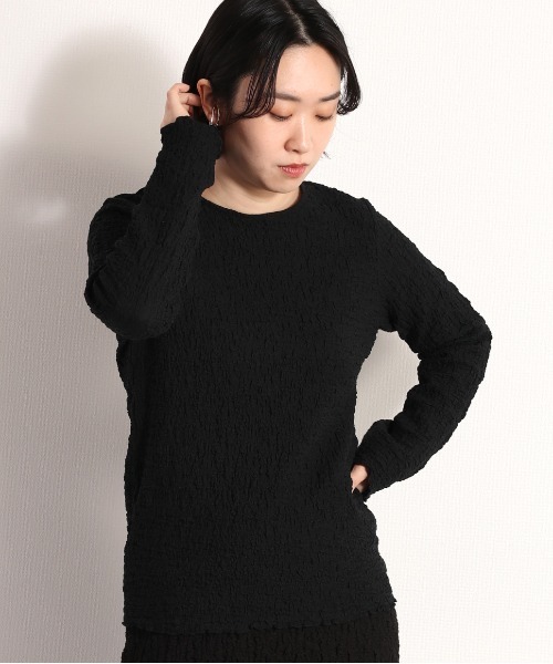 cepo（セポ）の「フクレジャガードインナー（Tシャツ/カットソー・レディース・イエロー/ブラック/オフホワイト/ブルー・M）」の3枚目の写真